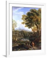 Classical Landscape-Jan Frans van Bloemen-Framed Art Print