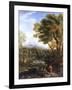 Classical Landscape-Jan Frans van Bloemen-Framed Art Print