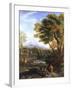 Classical Landscape-Jan Frans van Bloemen-Framed Art Print