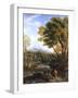 Classical Landscape-Jan Frans van Bloemen-Framed Art Print