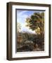 Classical Landscape-Jan Frans van Bloemen-Framed Art Print