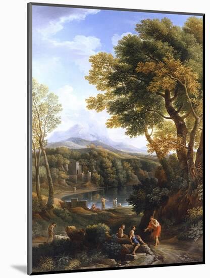 Classical Landscape-Jan Frans van Bloemen-Mounted Art Print