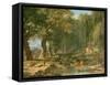 Classical Landscape-Pierre Henri de Valenciennes-Framed Stretched Canvas