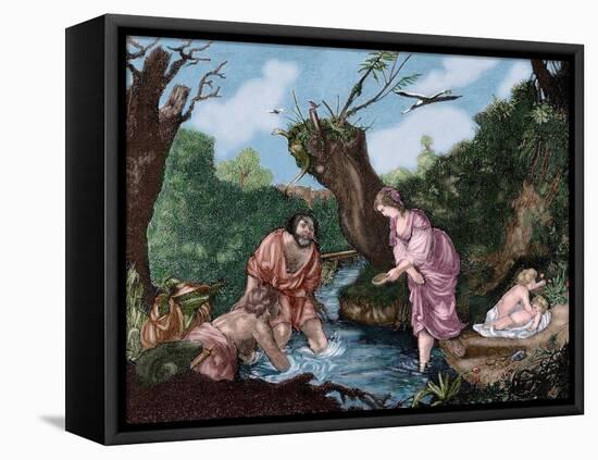 Classical Mythology. Leto-null-Framed Stretched Canvas