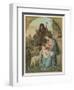 Classical Nativity Compostion-null-Framed Art Print