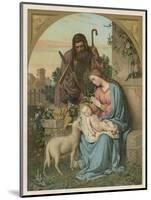 Classical Nativity Compostion-null-Mounted Art Print