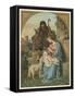 Classical Nativity Compostion-null-Framed Stretched Canvas