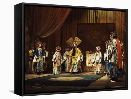 Classical Opera Performance, China-Ursula Gahwiler-Framed Stretched Canvas