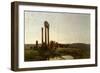 Classical Ruins in Desert-Alberto Pasini-Framed Giclee Print