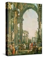 Classical Ruins-Giovanni Paolo Pannini-Stretched Canvas