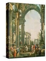 Classical Ruins-Giovanni Paolo Pannini-Stretched Canvas