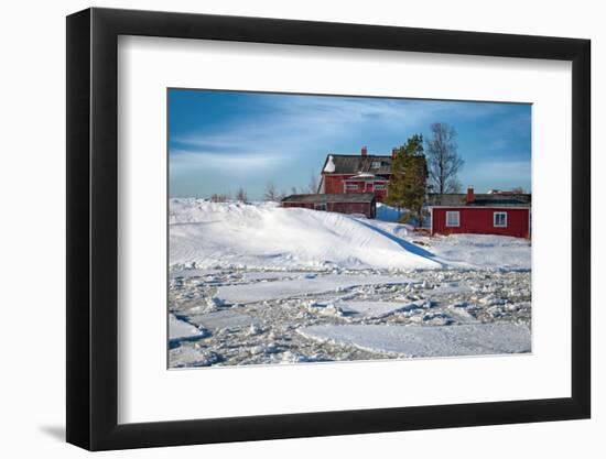 Classical Scandinavian Village-Eugene Sergeev-Framed Photographic Print