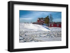 Classical Scandinavian Village-Eugene Sergeev-Framed Photographic Print