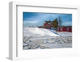 Classical Scandinavian Village-Eugene Sergeev-Framed Photographic Print