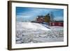 Classical Scandinavian Village-Eugene Sergeev-Framed Photographic Print