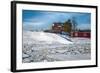 Classical Scandinavian Village-Eugene Sergeev-Framed Photographic Print