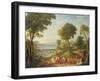 Classical Scene with Elephants, 18Th Century-Hendrik Van Lint-Framed Giclee Print