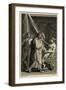 Classical Scene with Hera and Eros-null-Framed Art Print