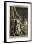 Classical Scene with Hera and Eros-null-Framed Art Print