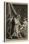 Classical Scene with Hera and Eros-null-Stretched Canvas