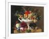 Classical Urn with Gooseberries, Apricots, Nuts and Currants-Johan Laurentz Jensen-Framed Giclee Print
