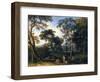 Classical Wooded Landscape-Johannes Glauber-Framed Art Print