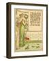 Classically Dressed Woman Lift A Goblet As May Day-Walter Crane-Framed Art Print