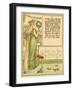 Classically Dressed Woman Lift A Goblet As May Day-Walter Crane-Framed Art Print