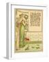 Classically Dressed Woman Lift A Goblet As May Day-Walter Crane-Framed Art Print