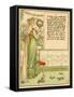 Classically Dressed Woman Lift A Goblet As May Day-Walter Crane-Framed Stretched Canvas