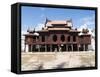 Classroom building at Shwe Yan Pyay Monastery, Nyaung Shwe near Inle Lake, Shan State, Myanmar-null-Framed Stretched Canvas