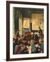 Classroom During Geography Lessons-Carl Hertel-Framed Giclee Print