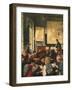 Classroom During Geography Lessons-Carl Hertel-Framed Giclee Print