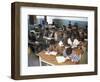 Classroom Full of Children Studying, Teferi Ber, Ethiopia, Africa-D H Webster-Framed Photographic Print