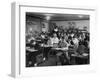 Classroom Scene at School For St. Teresa Church in New Building-Bernard Hoffman-Framed Photographic Print