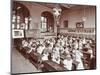 Classroom Scene, Hugh Myddelton School, Finsbury, London, 1906-null-Mounted Photographic Print