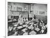 Classroom Scene, Southfields Infants School, Wandsworth, London, 1907-null-Framed Photographic Print