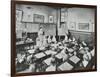 Classroom Scene, Southfields Infants School, Wandsworth, London, 1907-null-Framed Photographic Print