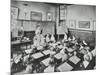 Classroom Scene, Southfields Infants School, Wandsworth, London, 1907-null-Mounted Photographic Print