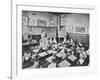 Classroom Scene, Southfields Infants School, Wandsworth, London, 1907-null-Framed Photographic Print