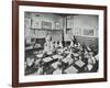 Classroom Scene, Southfields Infants School, Wandsworth, London, 1907-null-Framed Photographic Print