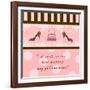 Classy and Fabulous II-Andi Metz-Framed Art Print