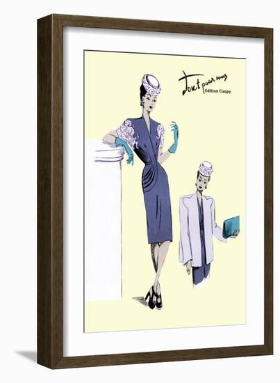 Classy Evening Wear-null-Framed Art Print