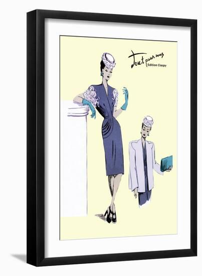 Classy Evening Wear-null-Framed Art Print