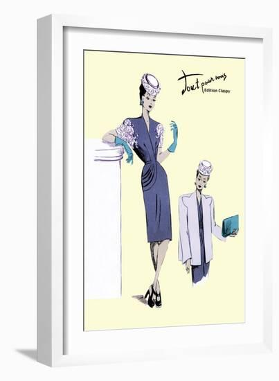 Classy Evening Wear-null-Framed Art Print