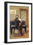 Claude Achille Debussy at His Piano-Jacques-emile Blanche-Framed Giclee Print