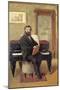 Claude Achille Debussy at His Piano-Jacques-emile Blanche-Mounted Giclee Print