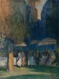 'Ascot - The Paddock, 1914', (1920)-Claude Allin Shepperson-Giclee Print