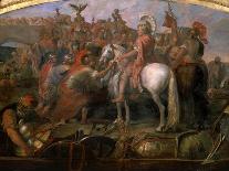 Julius Caesar, 100-44 BC Roman general, Sending Roman Colony to Carthage-Claude Audran the Younger-Stretched Canvas