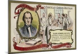 Claude Bernard, French Physiologist-null-Mounted Giclee Print